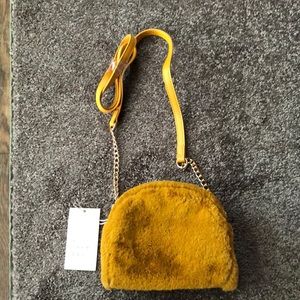 A New Day mustard crossbody mini purse